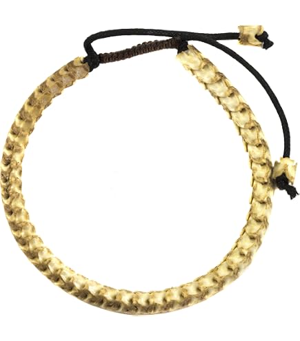 Amazon.com: Spyglass Designs Men's Snake Bracelet Spine Bone
